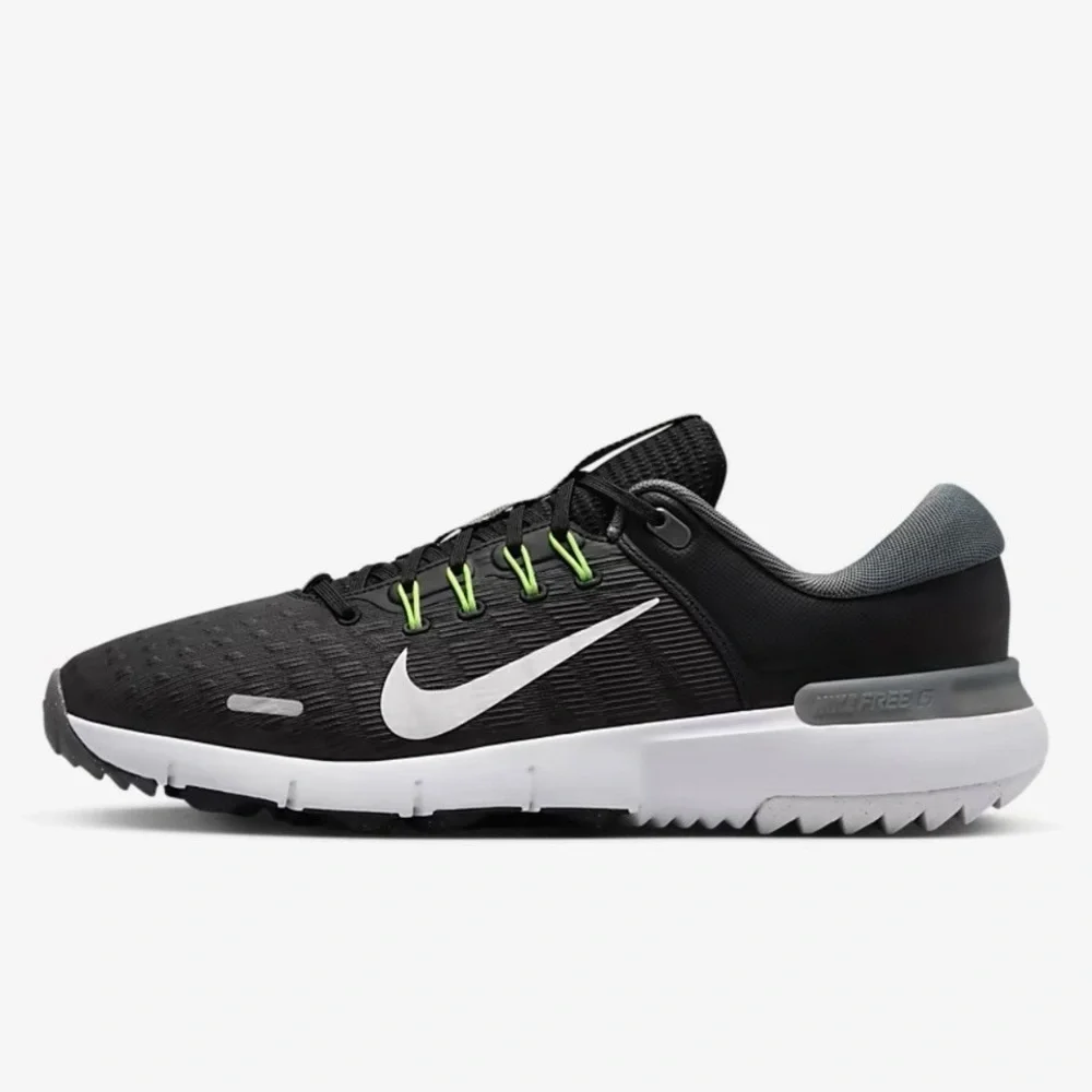 Nike‎ Free Golf NN Golf Shoes Black Iron Grey White FN0332-001 Men's Size 11.5